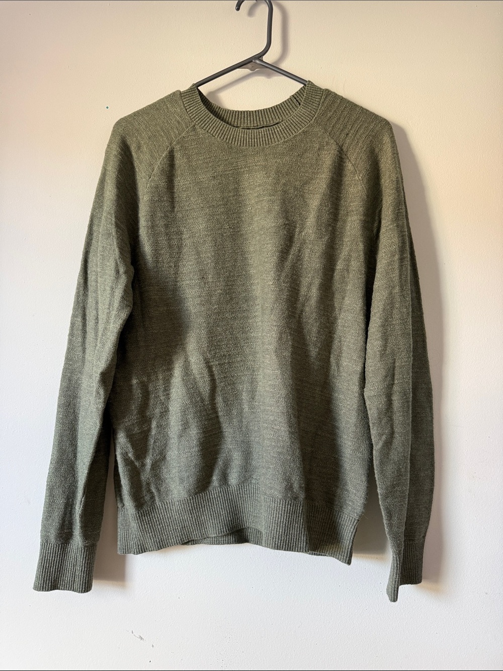 GAP Olive Crewneck Sweater - Soft Knit